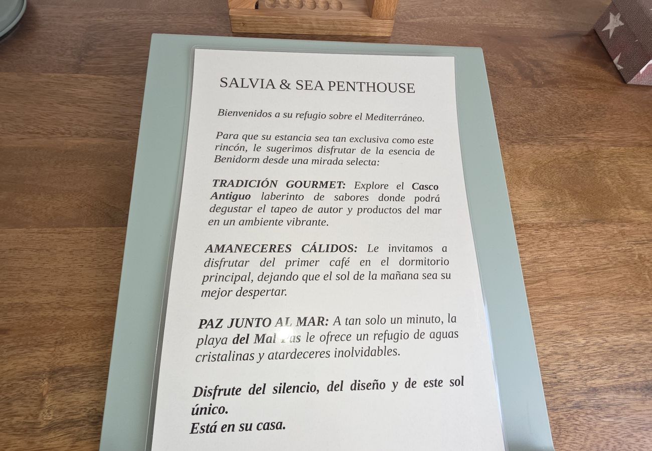 Apartamento en Benidorm - Salvia & Sea Penthouse IF Beach